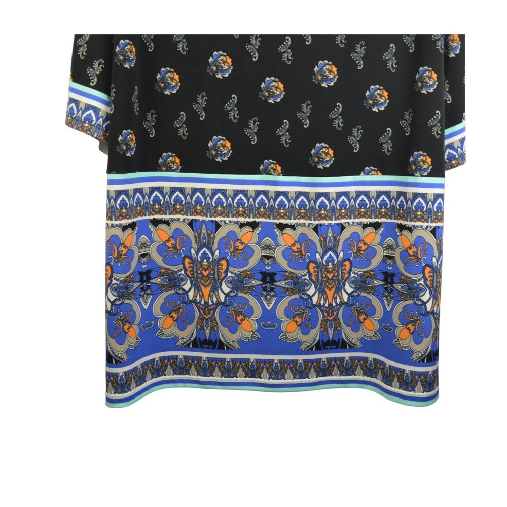 Alfani XL Stretch Multi-Colored Print Tunic "Very Nice!" - Picture 4 of 9